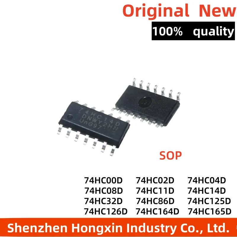 10 Uds nuevo 74HC14d/SOP14 SN74HC14DR chip lógico IC sin chip CMOS de puerta