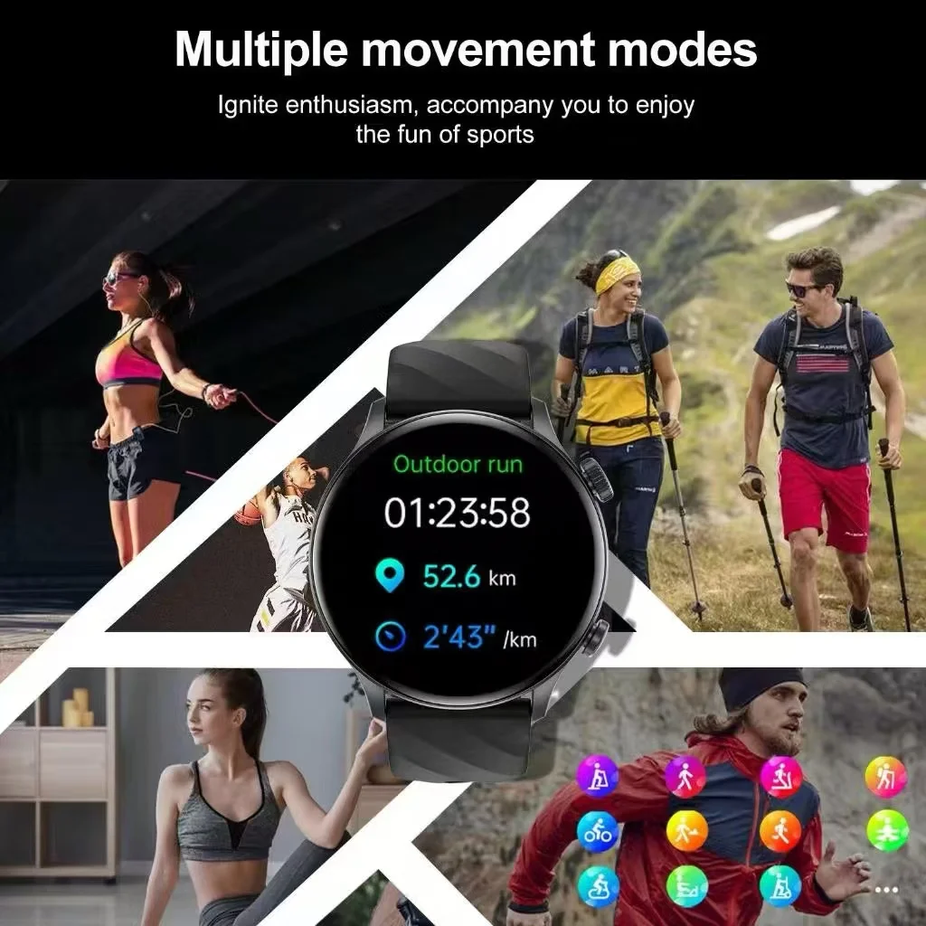 Nuevo reloj inteligente ZW63 para Xiaomi OPPO Bluetooth llamada Smartwatch hombres monitoreo de salud IP68 impermeable modo deportivo brazalete mujeres