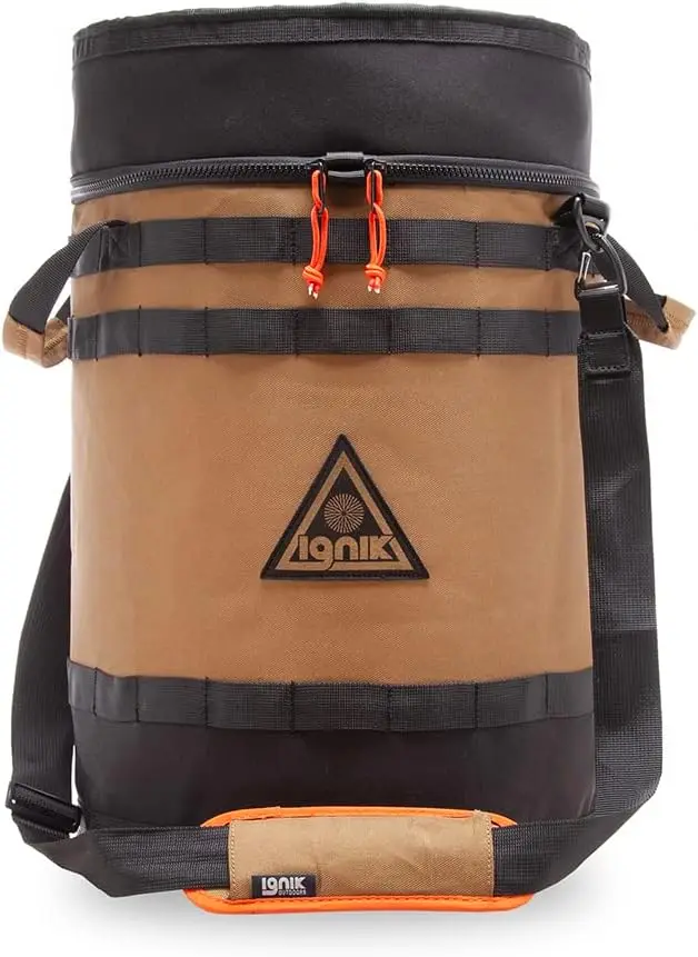 

20-Pound Propane Tank Case with Seat Lid - Portable Carrier for Camping, BBQ, Tailgate