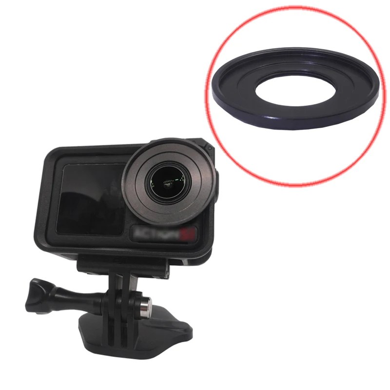 

1PC for DJI Action 4/5 Pro Camera Threaded Mount Filter Adapter Ring Compatible with 37mm Filters DIY Replacement Accessories