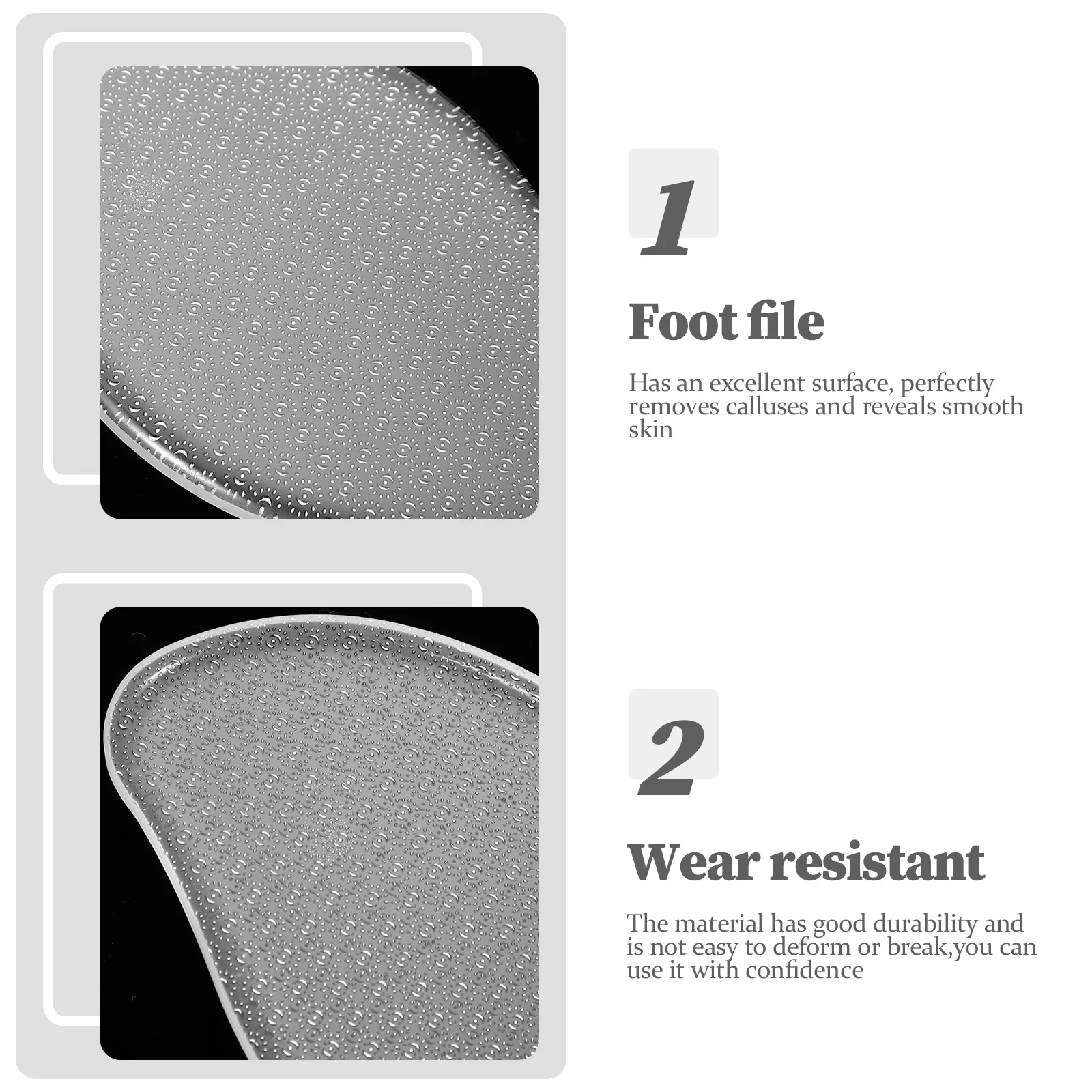 

Glass Foot Care Tool Pedicure Remover Foot File Callus Scrubber Nail Buffer Portable Files For Dead Skin Removal