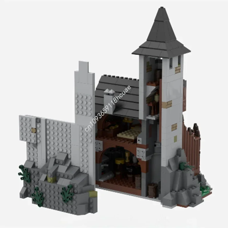 

877pcs MOC Beloved Brick-built Castle Castle Building Blocks Christmas Creative Family Bonding Ideal For DIY Enthusiasts Gift