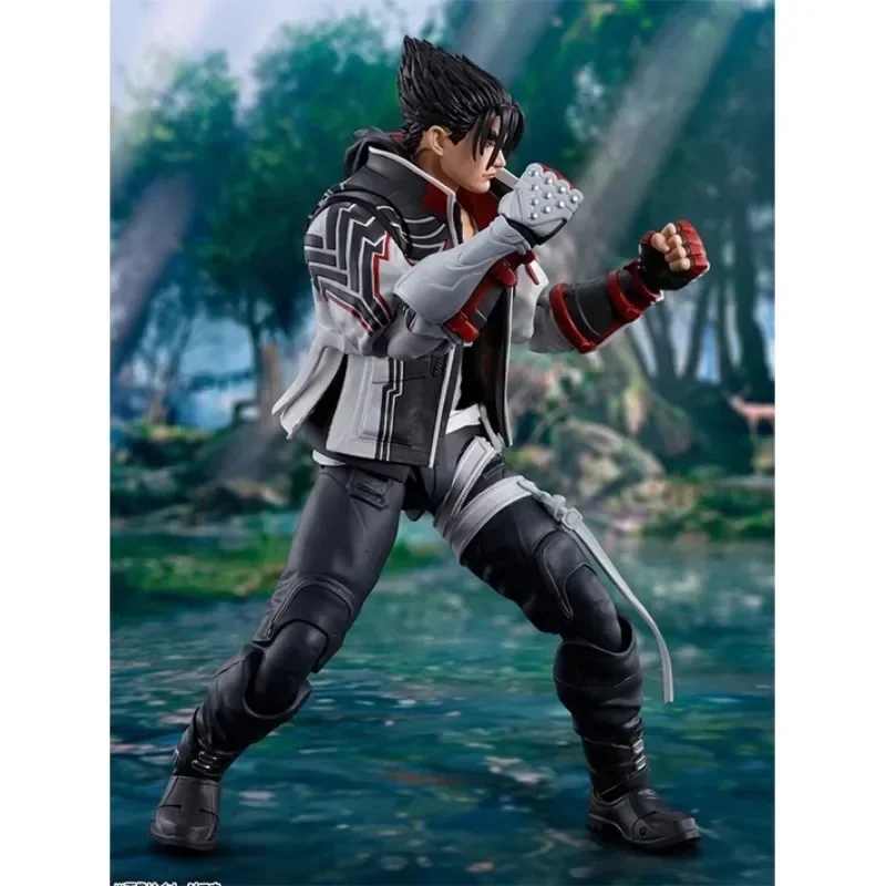 In Stock Bandai Original S.H.Figuarts Tekken 8 Jin Kazama Anime Action Figure PVC Model Collectible Ornaments Toys Hoilday Gifts