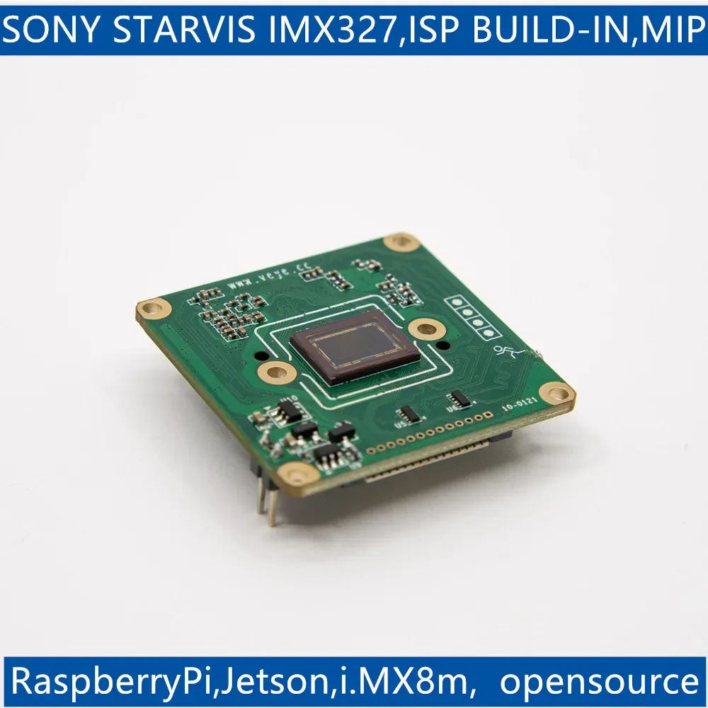 VEYE-MIPI-IMX327S for Raspberry Pi and Jetson Nano XavierNX,IMX327 MIPI CSI-2 2MP Star Light ISP Camera Module