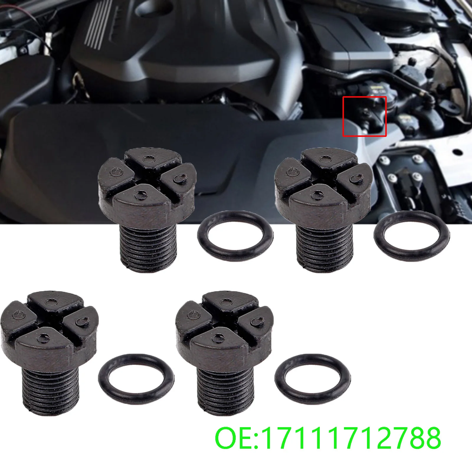 4PCS For BMW 1 2 3 4 5 6 7 series E30 E31 E34 E36 E38 E39 E46 E53 E83 E85 RADIATOR HOSE BLEED VENT SCREW PLUG BLEEDING Coolant