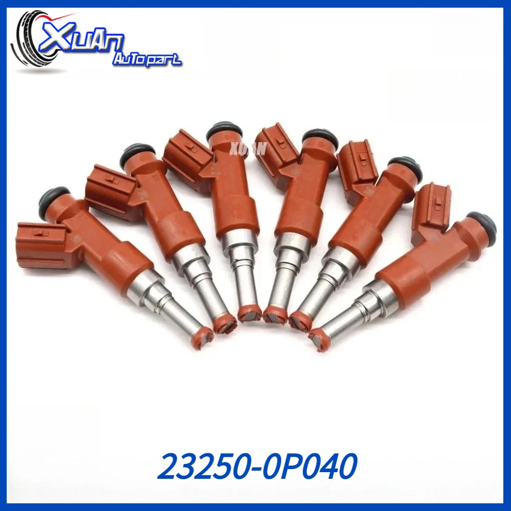 

23250-0P040 23250-31050 Fuel injectors 6PCS For Toyota Avalon RAV4 Sienna Camry Highlander Venza Lexus ES350 RX330 3.5L 2005-10