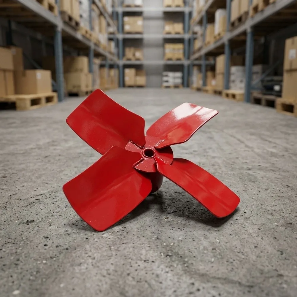 High-Strength Iron For Ventilation Fan for Exhaust Fans 8/10/12 inch Red Fan Suitable for Kitchen Workshop For Ventilation