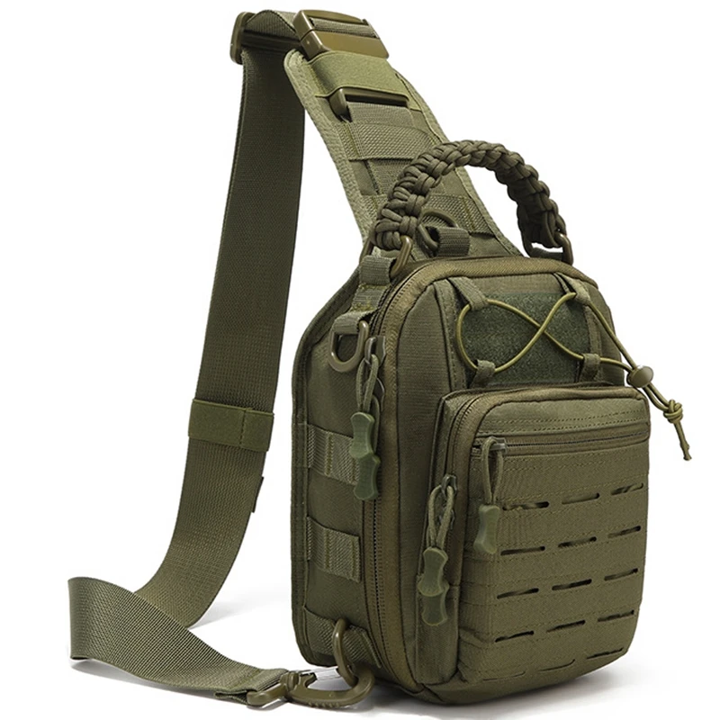 Tactical Shoulder Bag Hunting Bag 1000D Outdoor Military Sling Daypack Backpack Compact Crossbody Hiking Cycling Pack