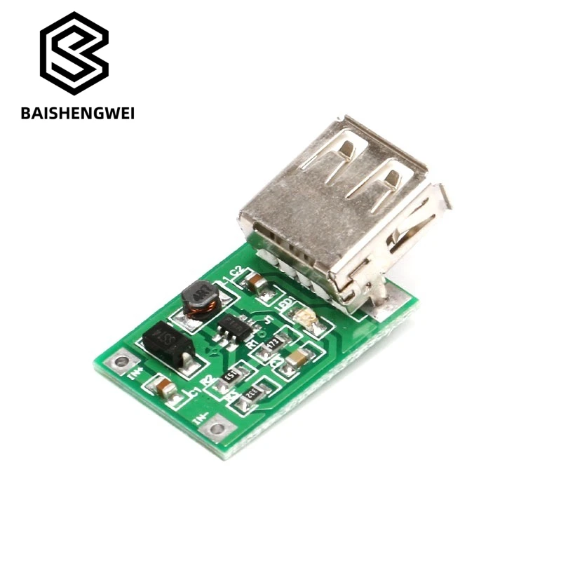 Módulo de refuerzo DC-DC 0,9 V ~ 5 V litros 5 V 600MA Placa de circuito de refuerzo Fuente de alimentación Boost