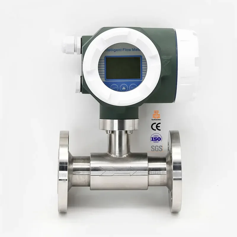 

High temperature probe gas flowmeter with 485 communication protocol flange connection L-type meter head hot gas mass flow meter