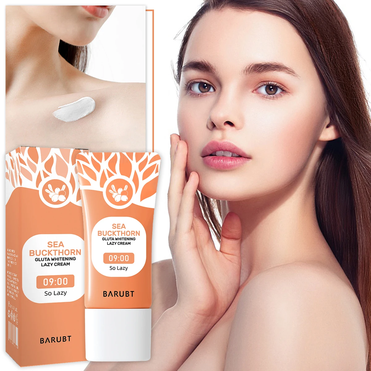 BarUBT Seabuckthorn Luster Cream brightens skin color refreshing and breathable nude makeup must be 30g