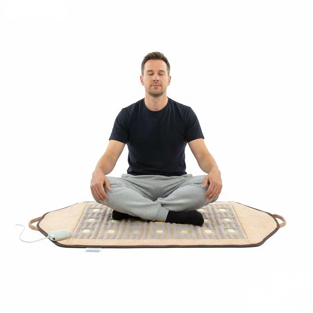 Jade Heat Mat Ceratonic Stone Negative Ion Health Bio Ceramic Far Infrared Therapy Tourmaline Ceraball Clay Mattress