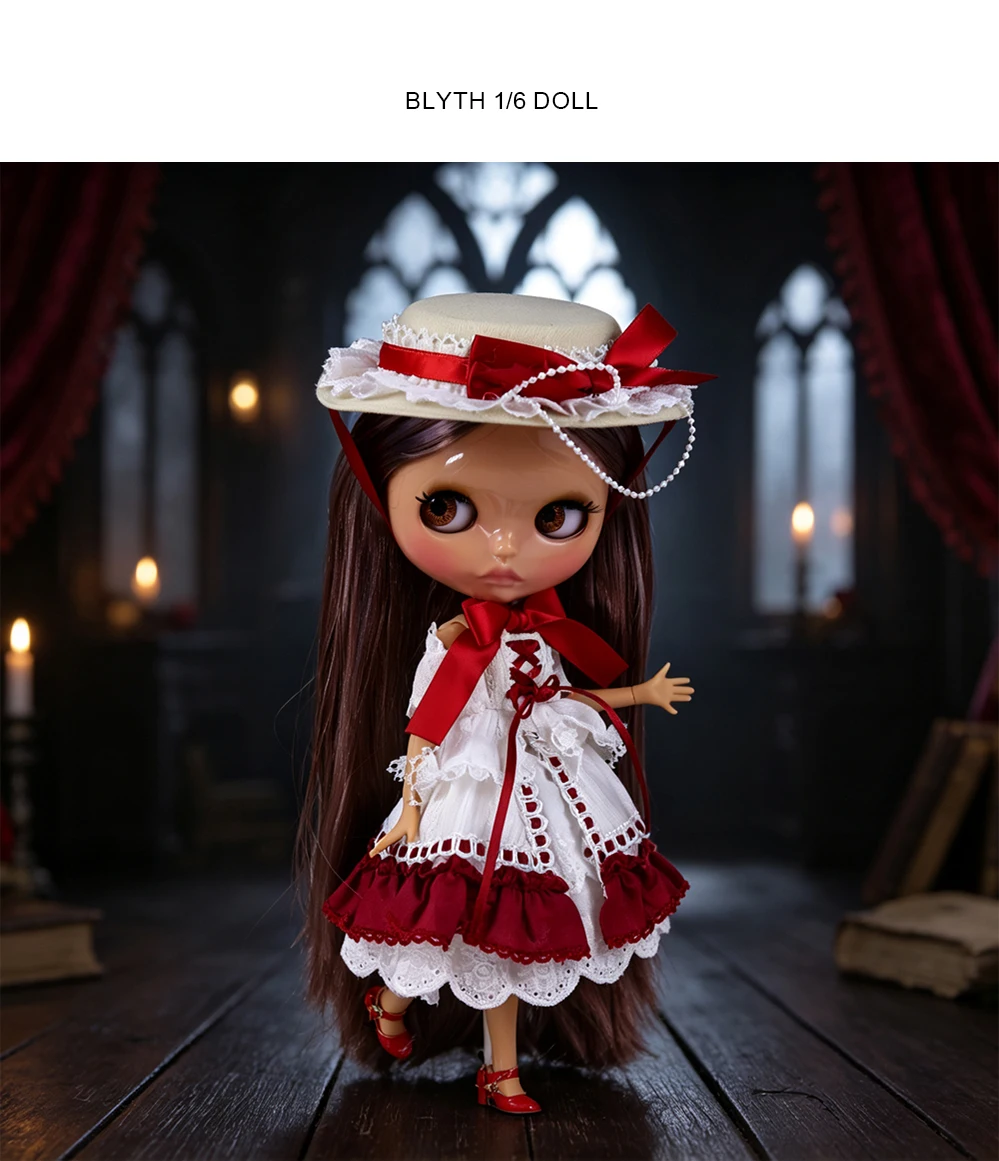 ICY DBS Blyth Puppe BJD Gelenkige Puppe mit Gebräunter Haut Set 1/6 Maßstab 30 cm Mädchen Geschenk Anime SD – Detail 9