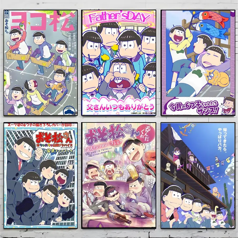 anime comedy sliceoflife O-Osomatsu-san Poster Premium Decor Art & Gift for Household Lounge Home Ornaments