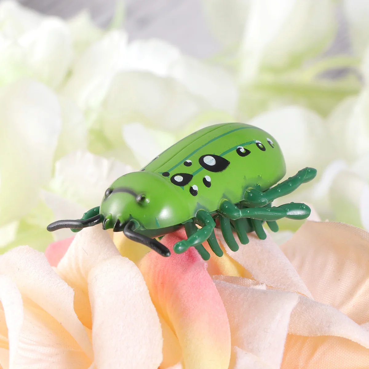 전기 매미 고양이 장난감, 인터랙티브 움직이는 미니 애완 곤충, 자동 걷기 전자 비원격 기계 애완동물