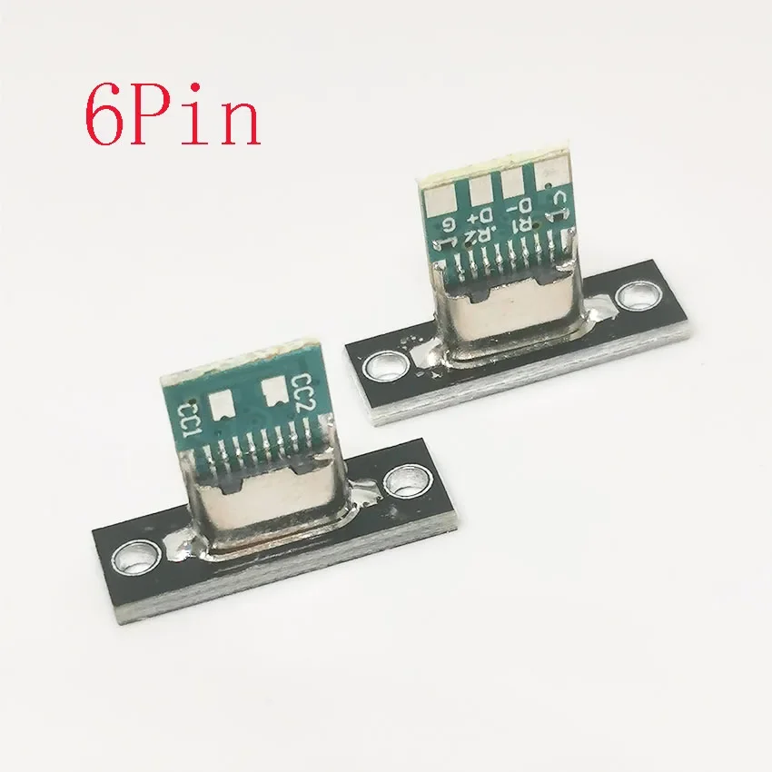 10-50pc Type-C USB Jack 3.1 Type-C 2Pin 4Pin 5Pin 6Pin Female Connector Jack Charging Port USB 3.1 Type C Socket With Screw Fixi