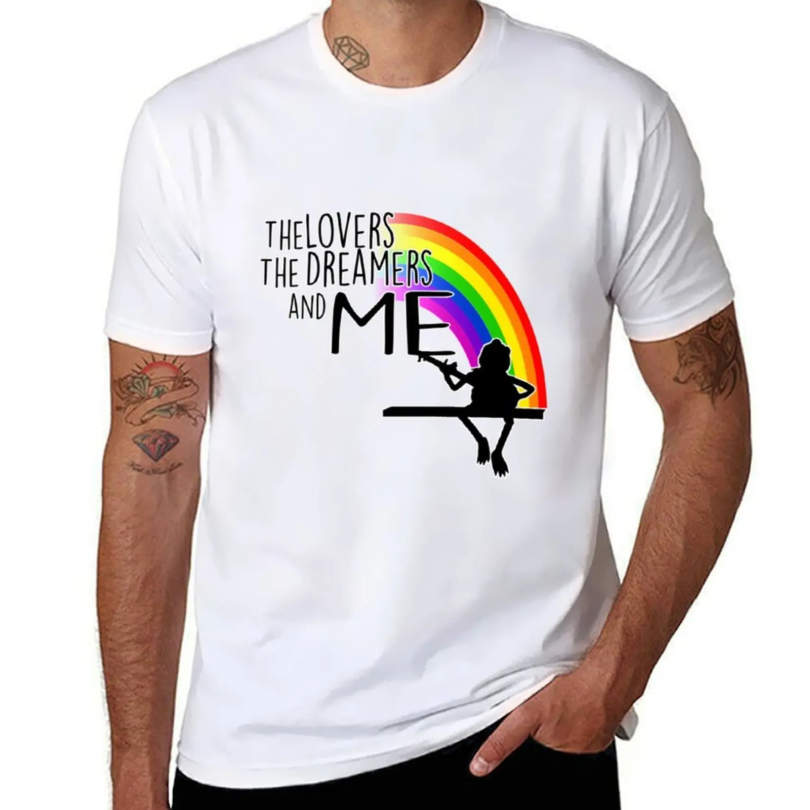 

Rainbow Connection Kermit T-Shirt man t shirt cotton high quality t shirt for man 100 percent cotton T-Shirt