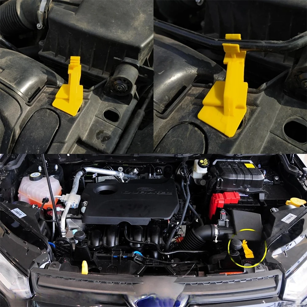 

Car Engine Hood Cover Retainer Clips Fixing Arm Rod For Ford Fiesta MK7 TRANSIT B-MAX