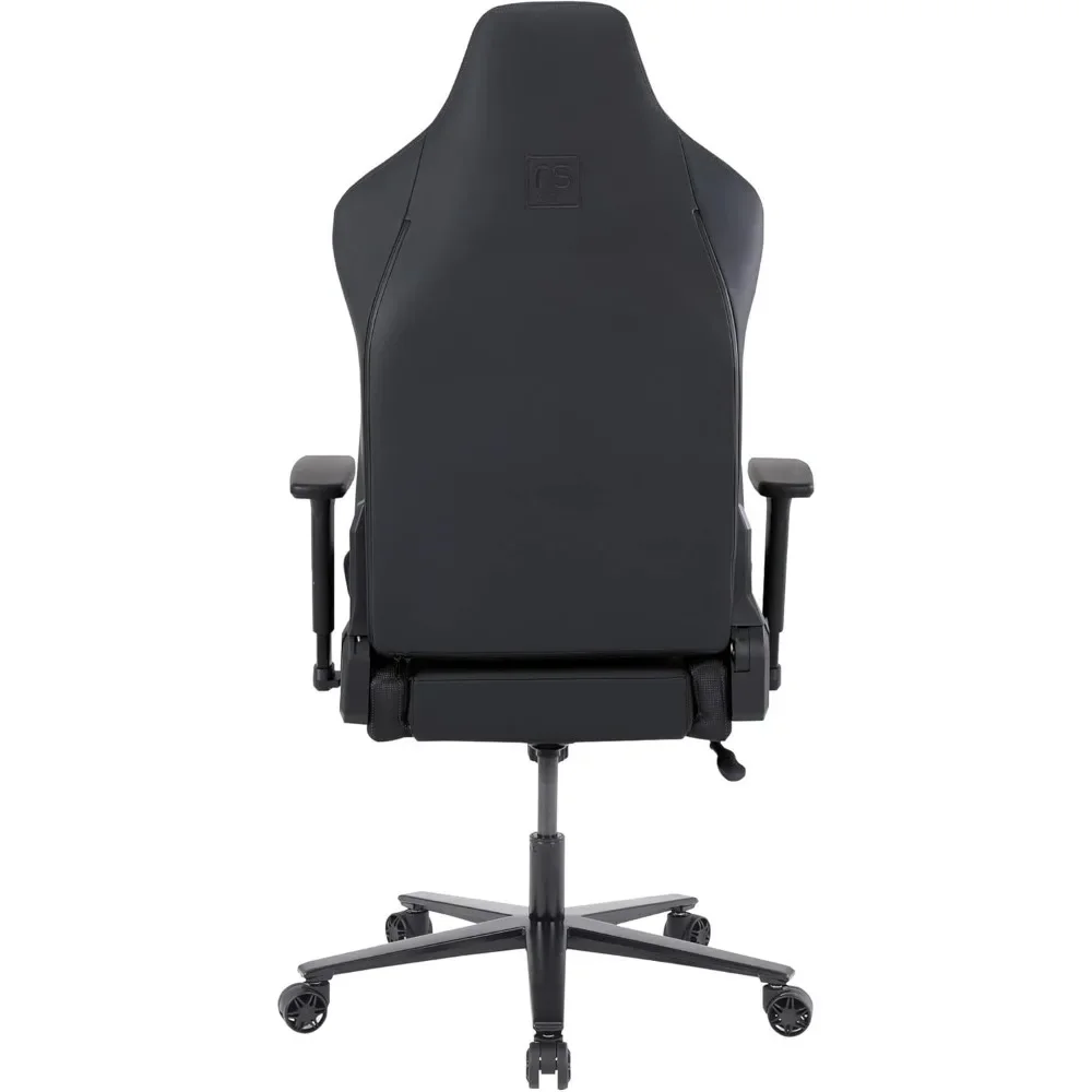 Vertex Ergonomic Faux Leather High-Back Gaming Chair, Black, BIFMA Compliant