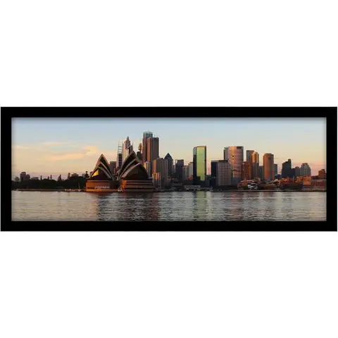 PEALSN 8x24 Picture Frame Black, Photo Frame for Wall Mounting Display Horizontally or Vertically Hanging, 1 Pack