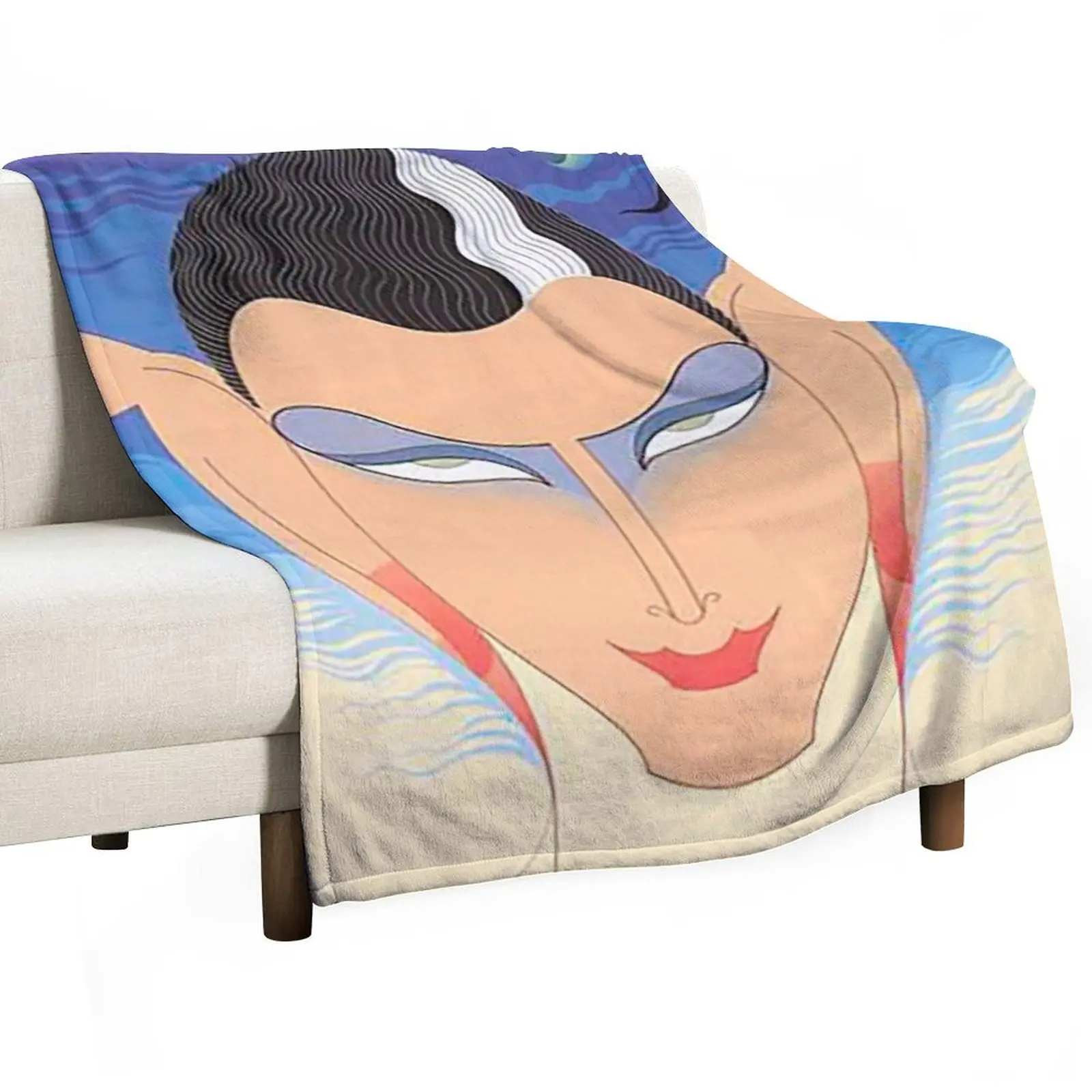 

Mystere by Erte Throw Blanket wednesday Summer For Baby Soft Beds Blankets