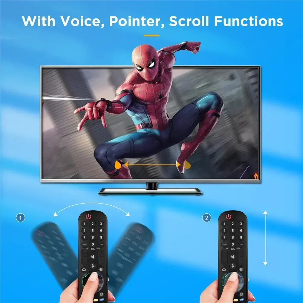 Hunnesor Replacement Voice Magic Remote Control for LG Smart TV 2021 2022 with Pointer Flying Mouse LED OLED UHD QNED NanoCell