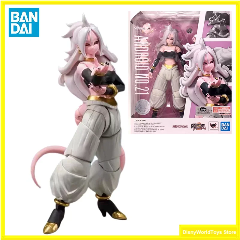 

100% Оригинальные Bandai S.H. Фигуртс SHF Android 21 в наличии Аниме Коллекция фигурок модели игрушки