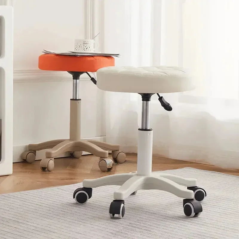 

Professional Portable Aesthetic Wheel Chair Beauty Simple Styling Barber Chairs