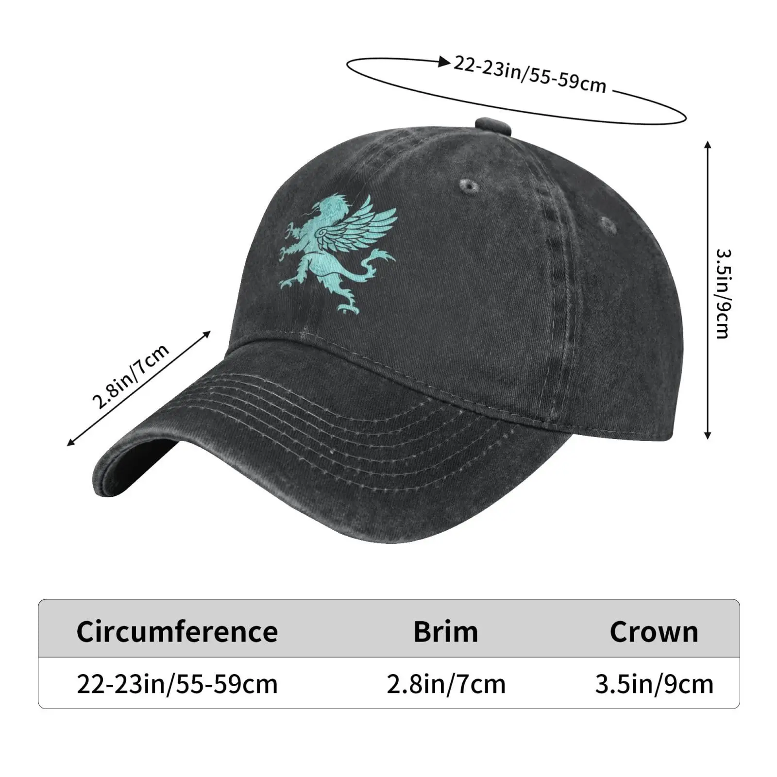 Griffin Men Women Baseball Cap Distressed Washed Caps Hat Vintage Outdoor Activities Gift Snapback Hats