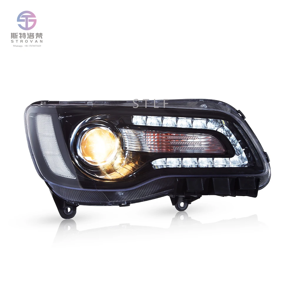 

Car Front Lamps for 300c 2011-2017 LED Auto Headlights Assembly Upgrade High Quality Bifocal Projector Lens Accessories