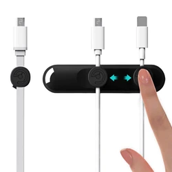 Magnetic Cable Organizer Desktop Wires Winder Cables Management Holders for Home Office