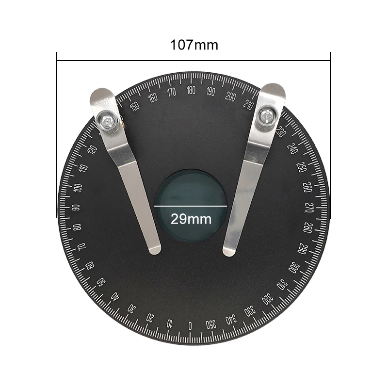 Stereo Microscope Simple Polarized Device Objective & Working Stage Polarized Lens Working Stage with 360 degree Scale and Clips