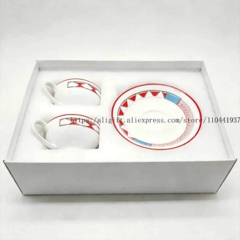 Bone China Family High-End Bone China Coffee Cup Set Afternoon Tea Cup Friend's Wedding And Housemoving Gift
