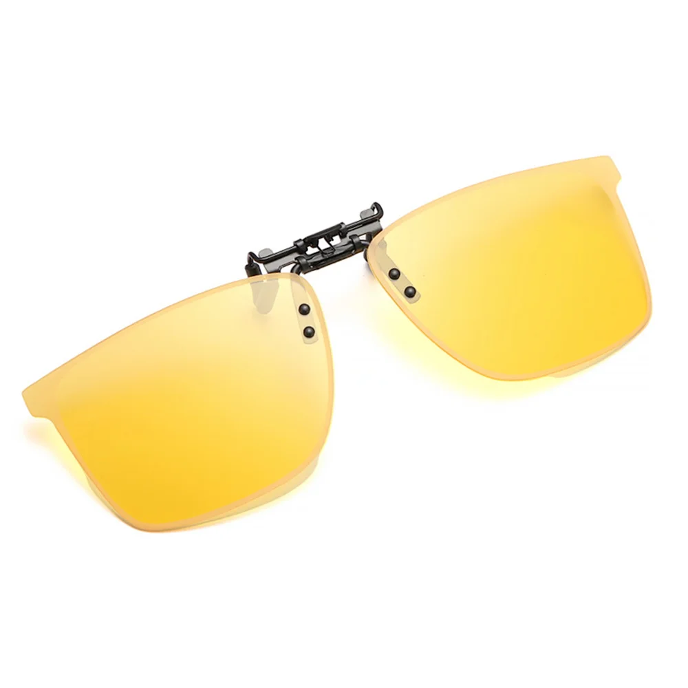 Polarized Sunglasses Clip On for Men Women Reading Glasses Clip Night Vision Lens Anti-UV400 Glare Cycling Driving Eyepiece