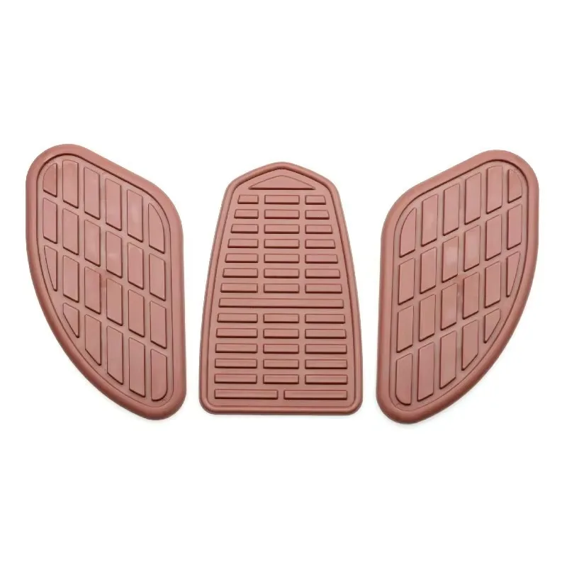 

Poer Vintage Motorcycle Tank Knee Pad Retro Gas Fuel Tank Rubber Stickers Pad Protector Sheath Motorbike Cafe Racer Part for Hon