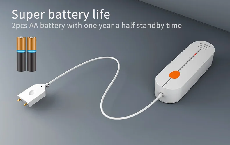 WiFI Wasserleckdetektor Überschwemmungssensor Home 80DB Drahtloser Alarm Tuya Smart Life App Fernbedienung Automatisches Sicherheitssystem – Detail 11