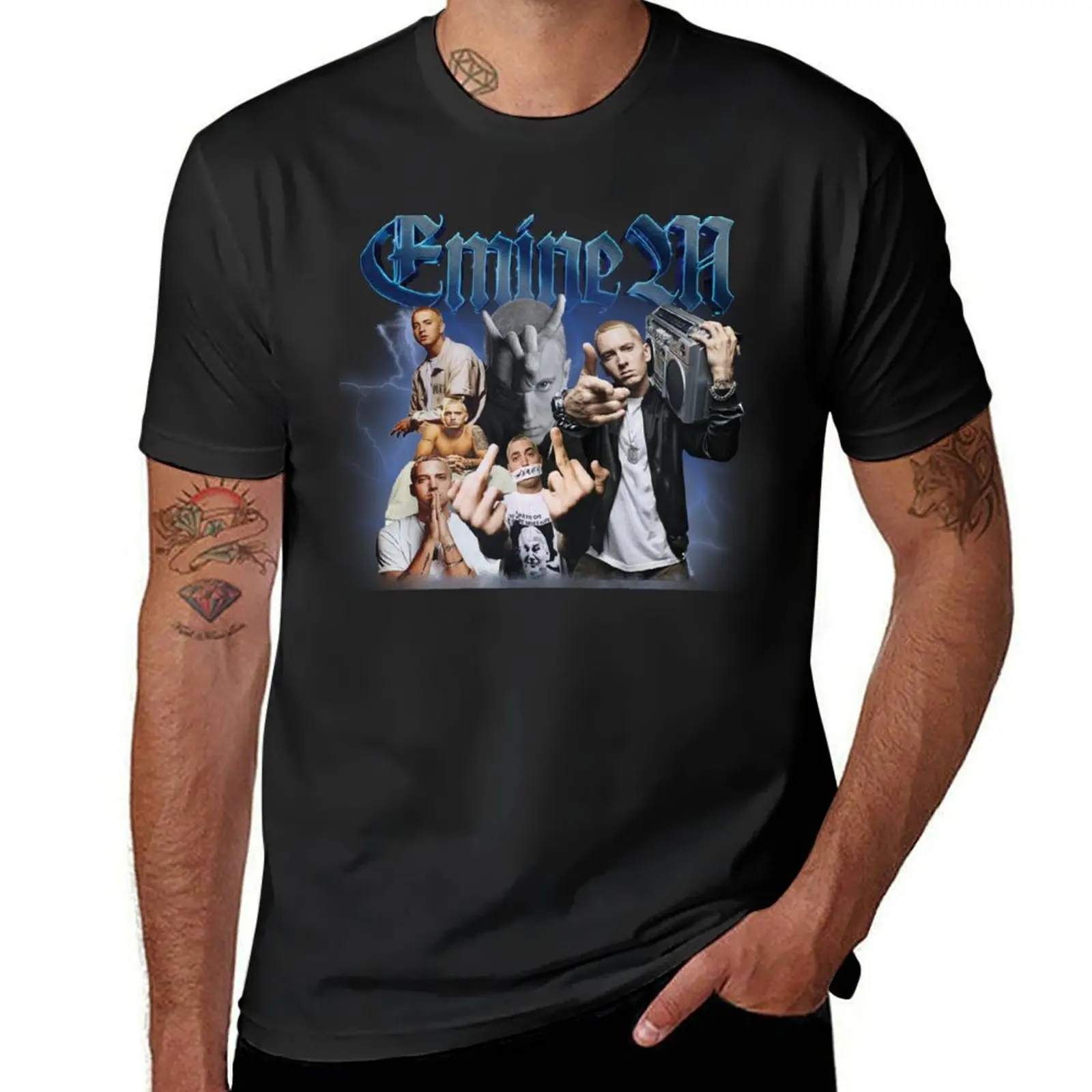 

Eminem T-Shirt kawaii clothes summer shirt vintage t shirts vintage anime shirt workout shirts for men