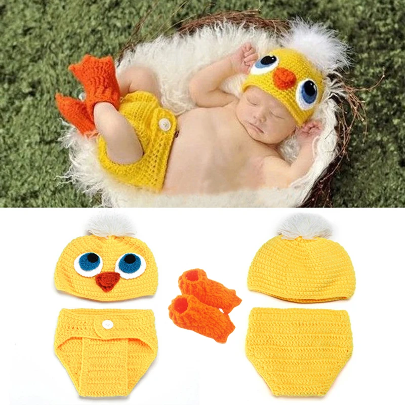 للجنسين 0-3 متر ملابس الطفل التصوير الدعائم اكسسوارات للبنين بنات الوليد محبوك يدويا 3-حزمة ميني ازياء لحديثي الولادة #3