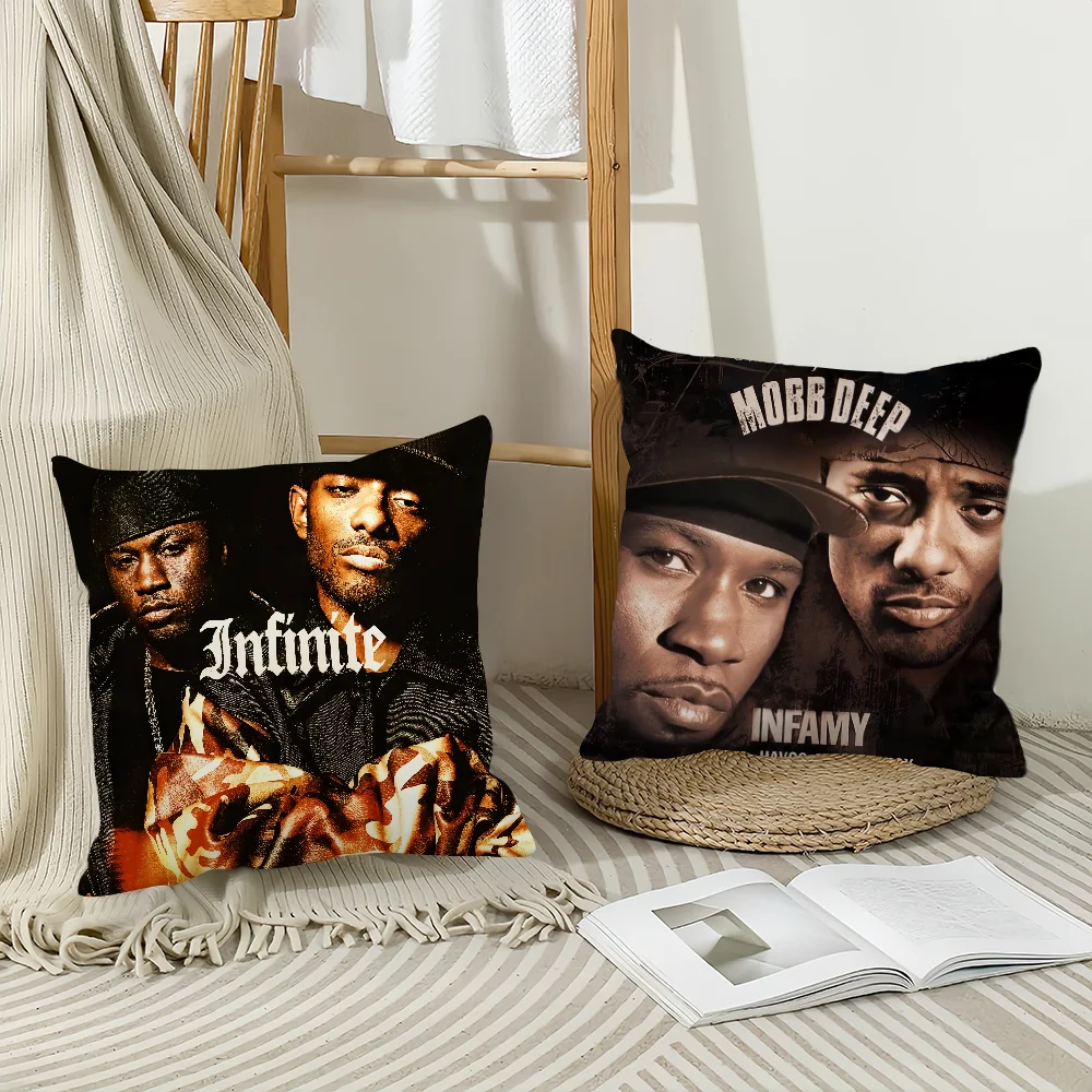 

Band Mobb Deep Infinite Pillow Case Home Cushion Cover Suitable For Office Sofa Car Suitable For All Seasons