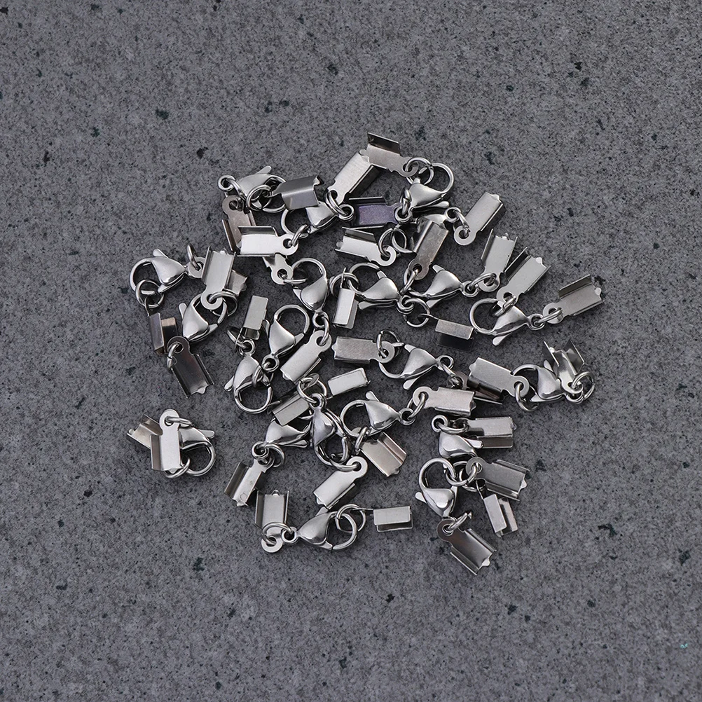

30 Pcs Stainless Steel Lobster Claws Durable Snap Hooks for Jewelry Making Necklace Bracelet DIY Projects Bag Key Ring Charms