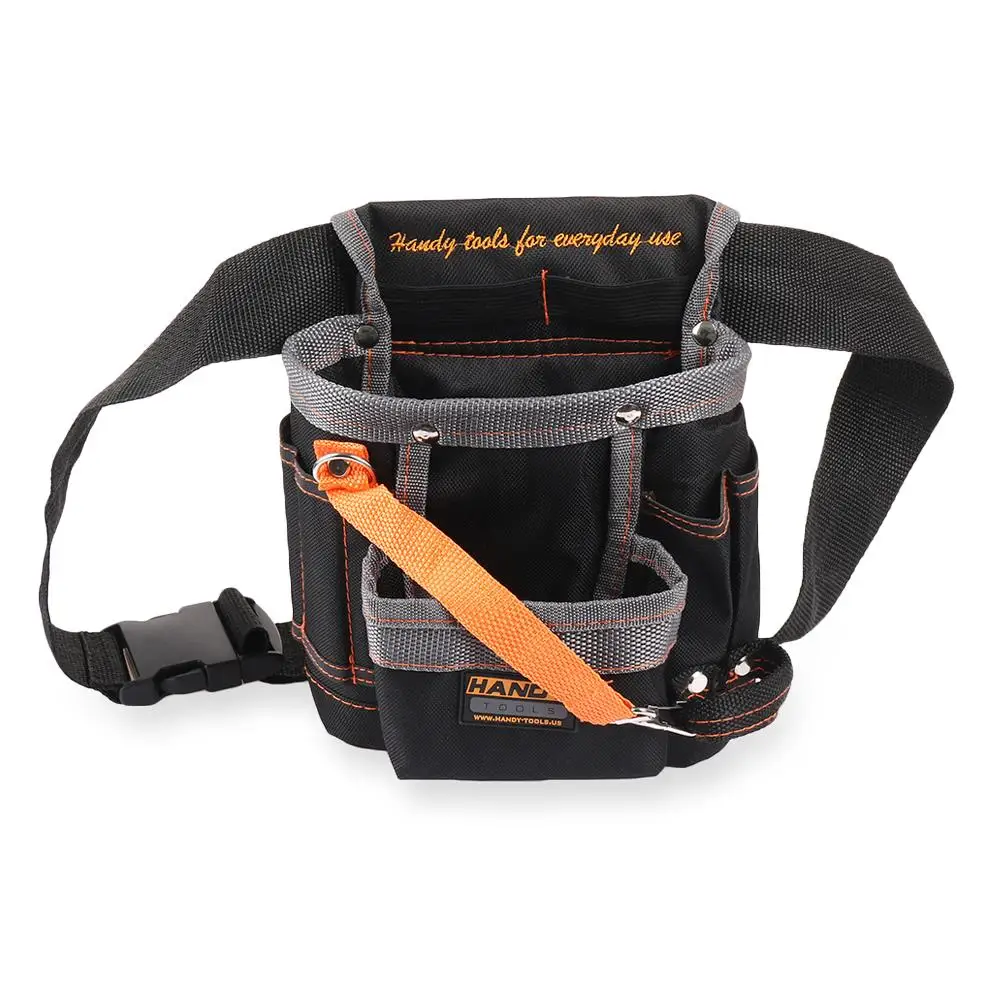 8 Pockets Oxford Cloth Toolkit Bag Adjustable Electrician Tools Belt Waterproof Instrument Pouch Waist Pack