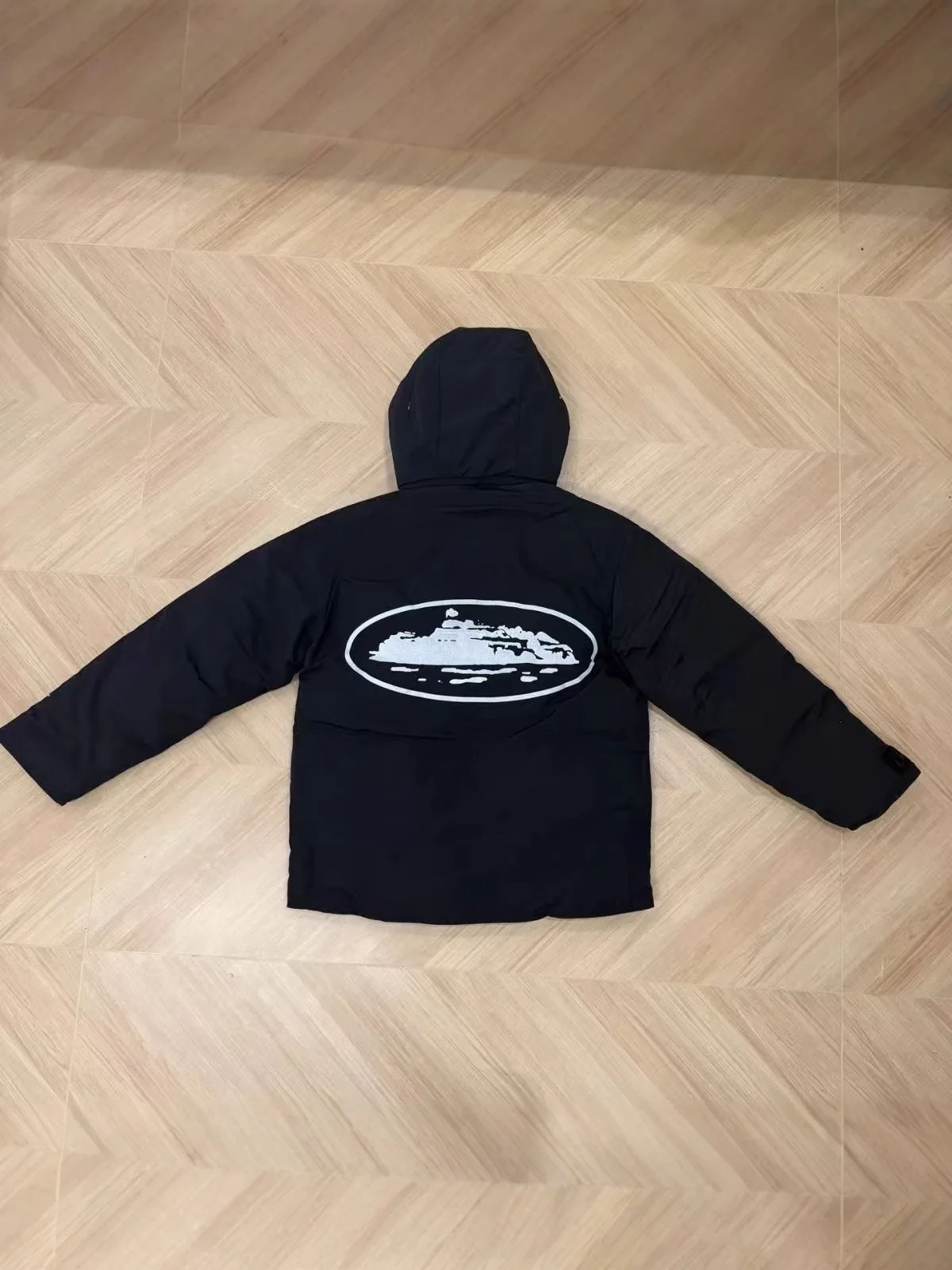 

Thiened Outdoor ex Hooded Breaoat Faionable Urban Sle Long Sve Cotton Inner Warm Thermal Outerwear Coat