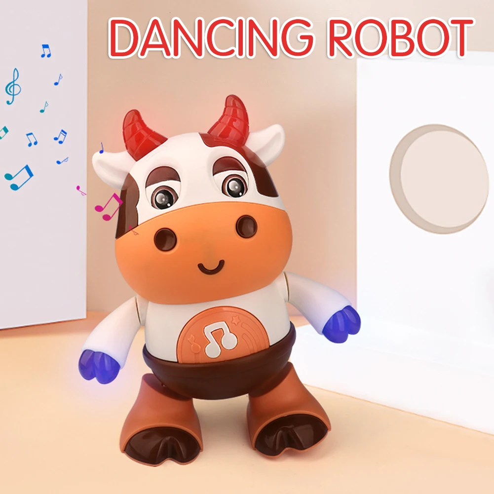 Jouet mignon de phtalvache musical pour enfants et adultes, jouet d'animal électrique AdTosElectric