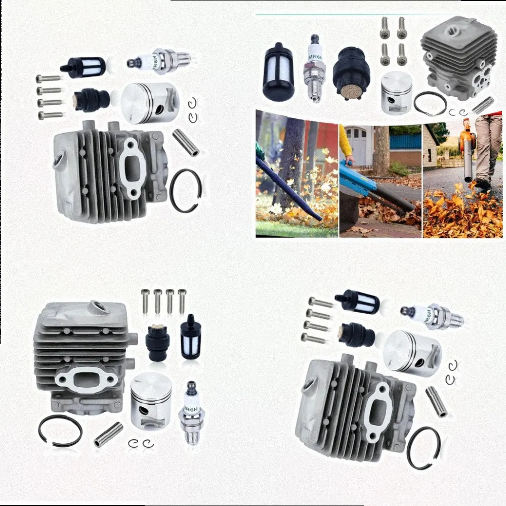 BG86 Liner Set Leaf Blower Cylinder For Engine Repair High-grade Materials Optimized Design Sturdy Construction