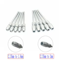 5 szt./zestaw wiertło dentystyczne adaptera adaptera adaptera 2.35mm do 1.6mm / 2.35mm do 3mm golonka Adapter dentystyczny Adapter