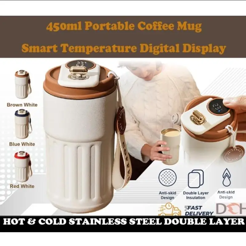 High-value Tumbler Hot And Cold Vacuum Insulated Cup Stainless Steel  Cup Portable Water Cup