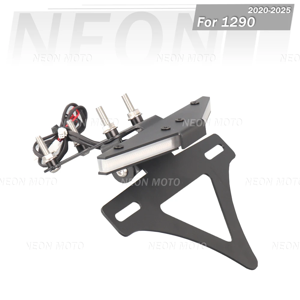 

For 1290 Motorcycle Accessory Rear Short Tail Stock Tidy License Plate Holder Tailstock Bracket 2020 2021 2022 2023 2024 2025