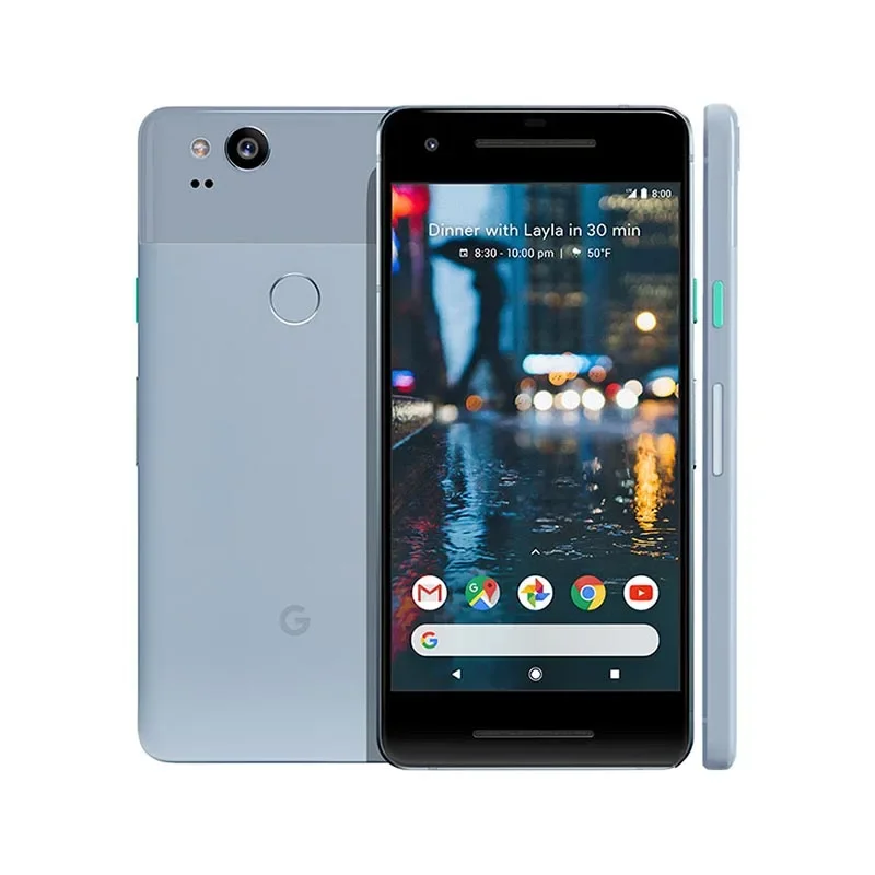 Google Pixel 2 4G band 4GB RAM 64GB/128GB รอม2700mAh 12MP NFC โทรศัพท์มือถือสมาร์ทโฟนปลดล็อค99% เดิมใหม่