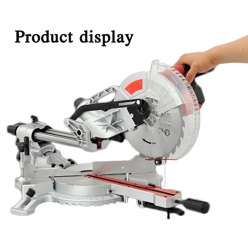 10 inch tie rod miter saw multi-function woodworking cutting saw household small saw aluminum sawing machine multi-angle cutting