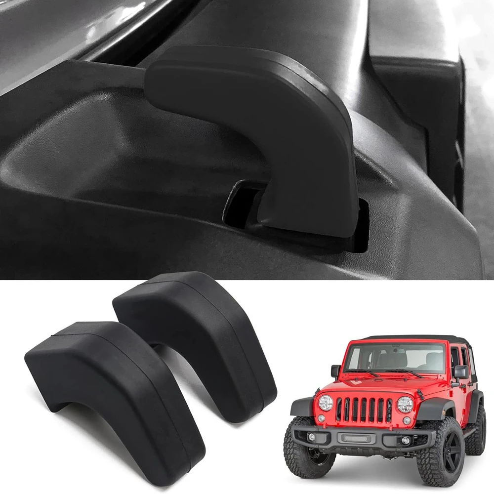 

Bumper Tow Hook Covers For Wrangler JK JL Gladiator TJ Tow Hook Protector